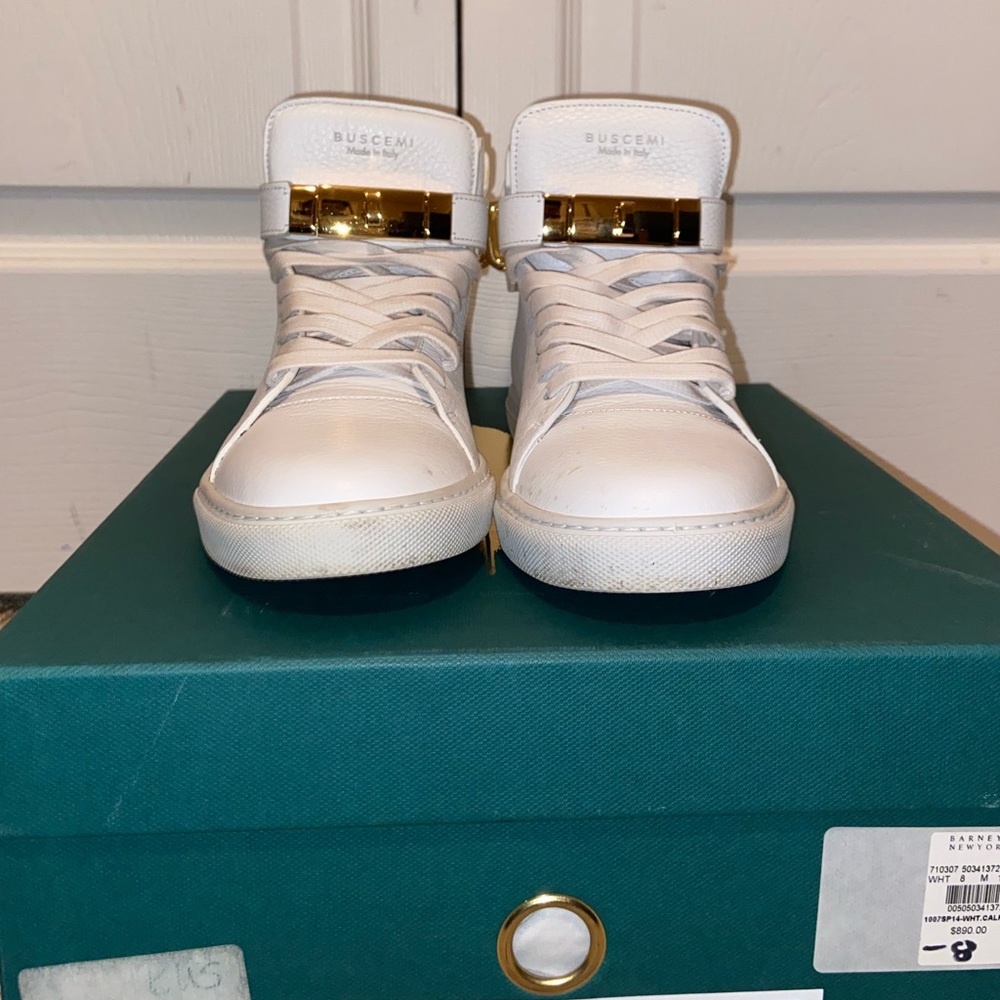 Men Black Buscemi shoes size 41/8.